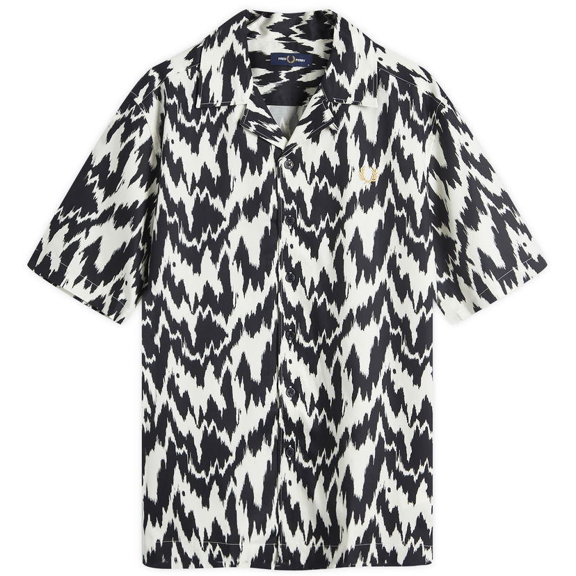 Srajce Fred Perry Animal Print Vacation Shirt Bela | M8719-560