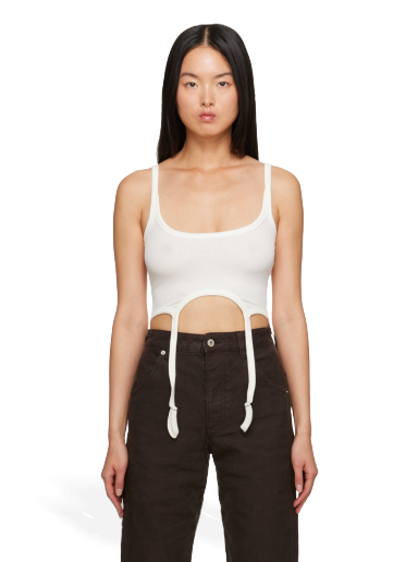 Majica brez rokavov HERON PRESTON Hooks Tank Top Bela | HWAC005F23JER0010400