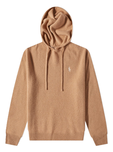 Pulover Sporty & Rich Iman Cashmere Hoody Bež | HO731CA