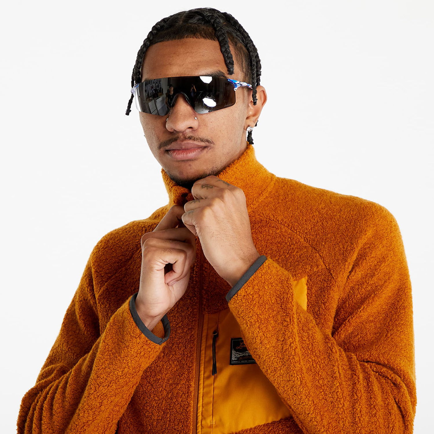 Pleteni pulover Lundhags Lundhags Flok Pile Wool Fleece Jacket Oranžna | 1113100-006, 1