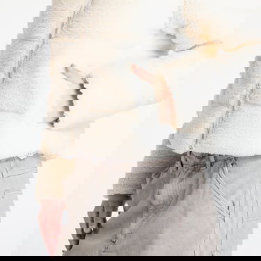 Puhovka Urban Classics Sherpa Mix Puffer Jacket Bež | TB6147-04737, 2