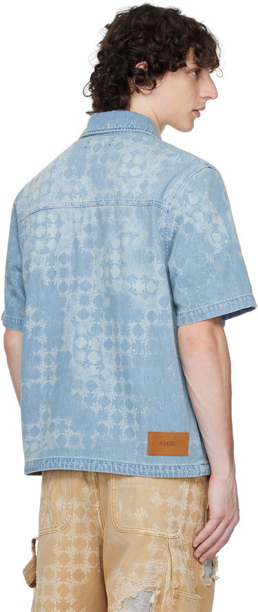 Srajce AMIRI AMIRI MA Quad Denim Shirt Modra | AMDNIR1040, 2
