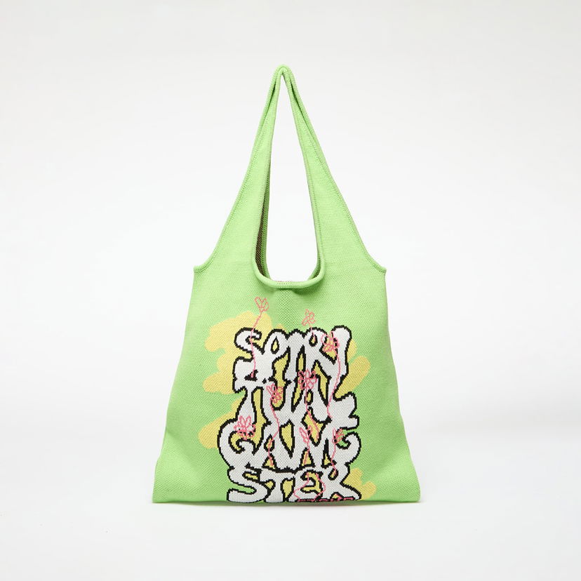 Tote bag Footshop Spiritual Gangster Print Tote Bag Zelena | FTSHP_395
