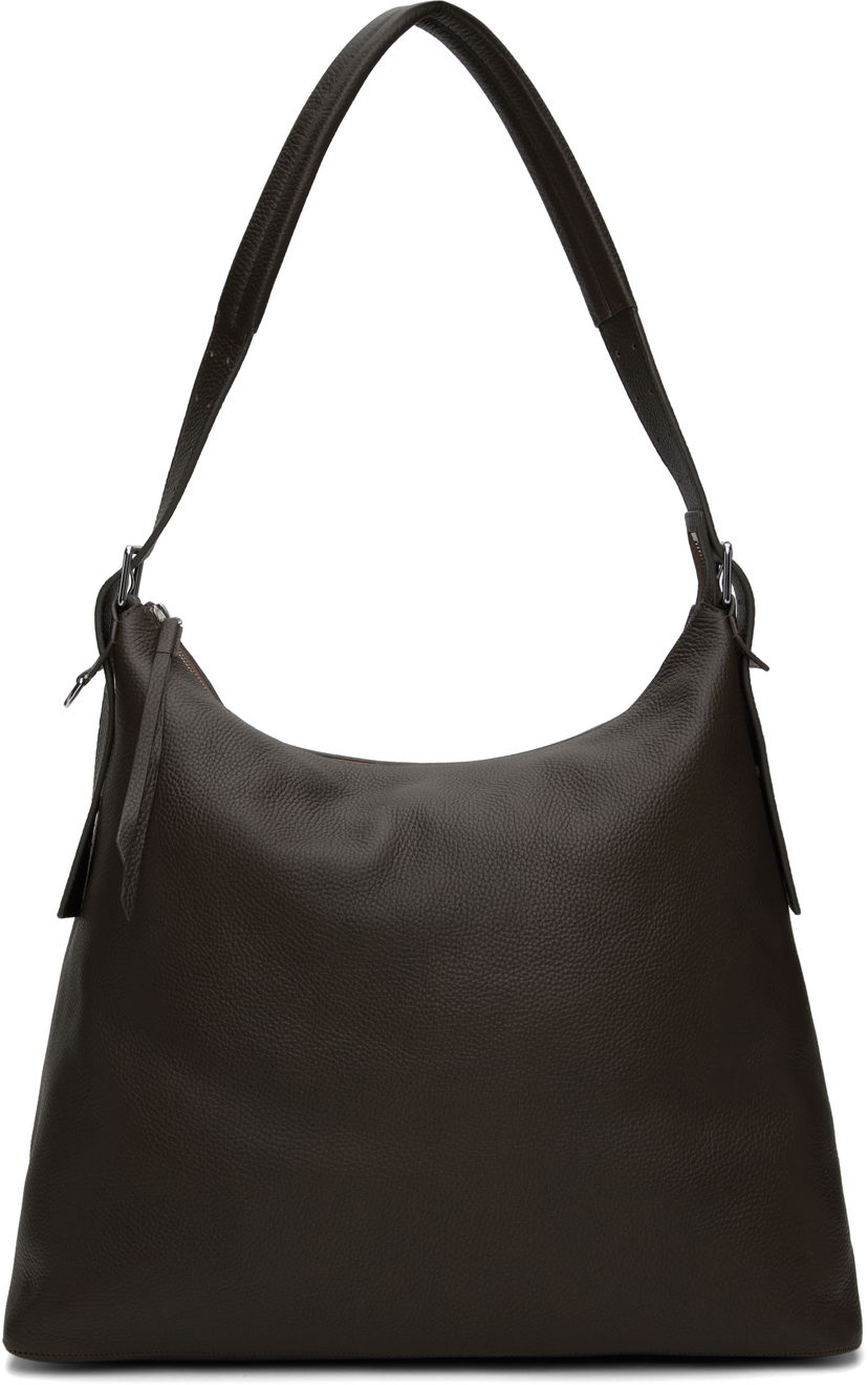 Tote bag LEMAIRE Lemaire Week-End Leather Shoulder Bag Zelena | BG0050 LL0053