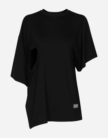 Majica Dolce & Gabbana Asymmetrical Top With Cut-out Črna | F8T21TFUGPSN0000, 0
