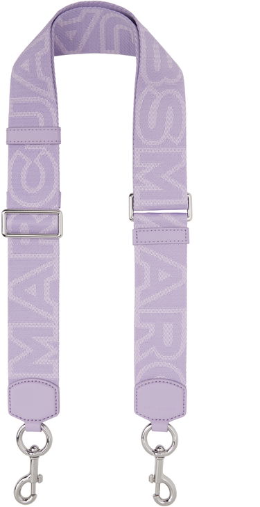 Pasovi Marc Jacobs Marc Jacobs 'The Outline Logo Webbing' Adjustable Shoulder Strap Lila | 2S3SST001S02, 0