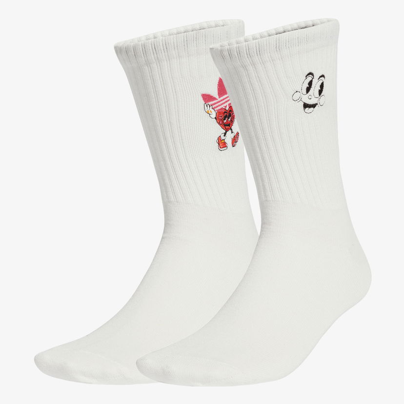 Nogavice adidas Originals Nelson CR 2 Socks Bela | JC8656