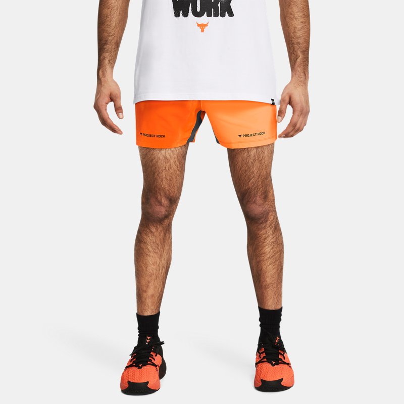 Kratke hlače Under Armour Project Rock Ultimate Oranžna | 1384203-810