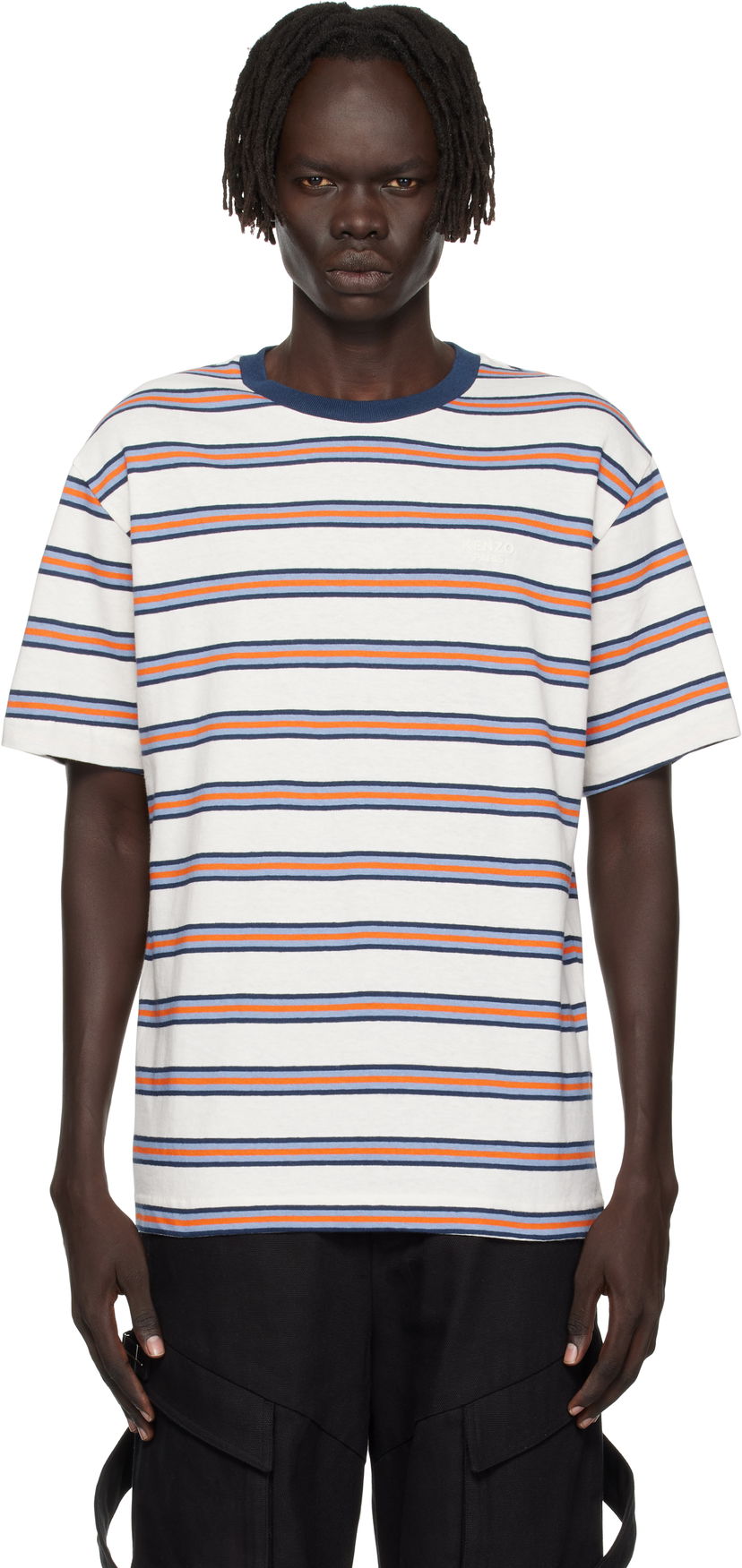 Majica KENZO Kenzo Paris 'KENZO Coast Lines' Striped T-Shirt Večbarvna | FF65TS2504SM