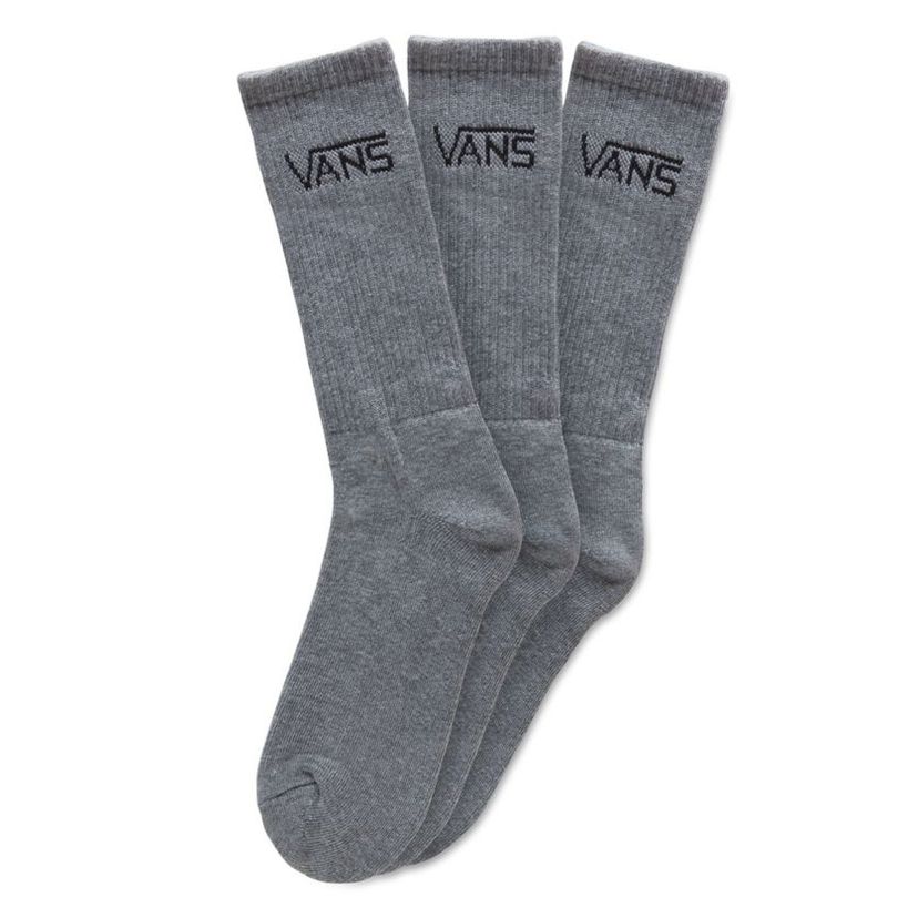 Nogavice Vans Vans Classic Crew Socks (3 Pairs) Siva | vn000xsehtg1