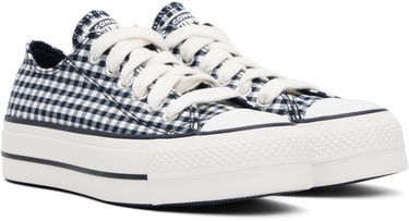 Superge in čevlji Converse Chuck Taylor All Star Lift Platform Gingham Mornarica | A13664C, 2