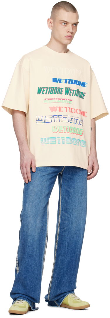 Majica We11done Printed T-Shirt Bež | WD-TT3-21-801-U-IV, 3