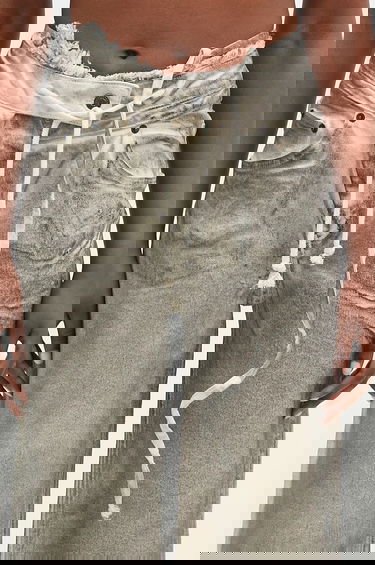 Kavbojke Ottolinger Ottolinger Double Fold Pants Siva | 1170803921, 3