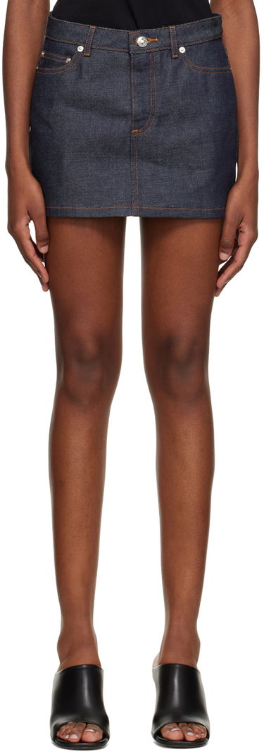 Krila A.P.C. Denim Mini Skirt Modra | CODBS-F06093, 0