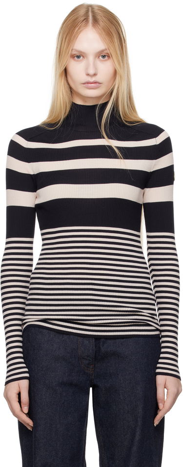 Pleteni pulover Moncler Moncler Striped Wool Turtleneck Večbarvna | K10939F00002M1180, 0