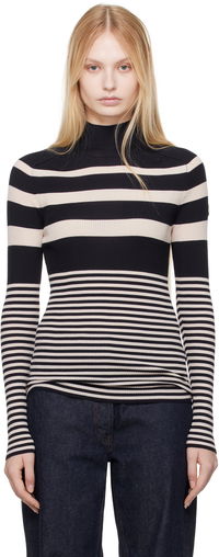 Moncler Striped Wool Turtleneck