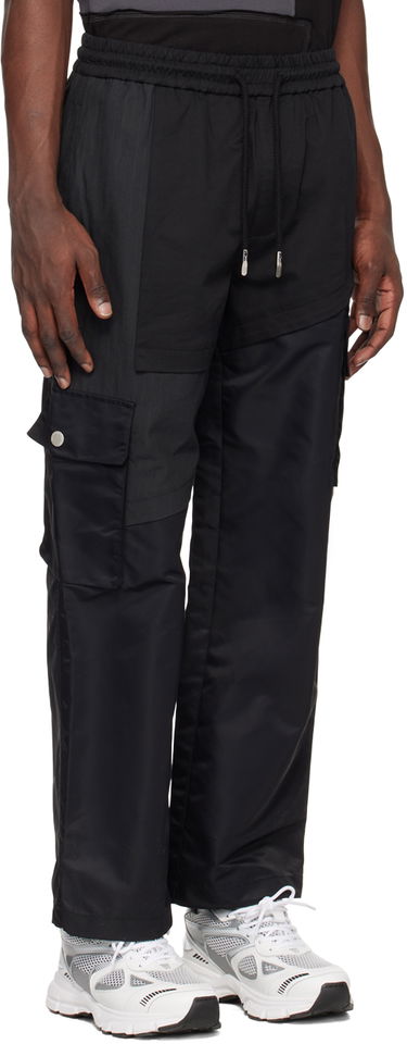 Cargo hlače Feng Chen Wang Feng Chen Wang Paneled Cargo Pants Črna | FMS15TR27B, 1