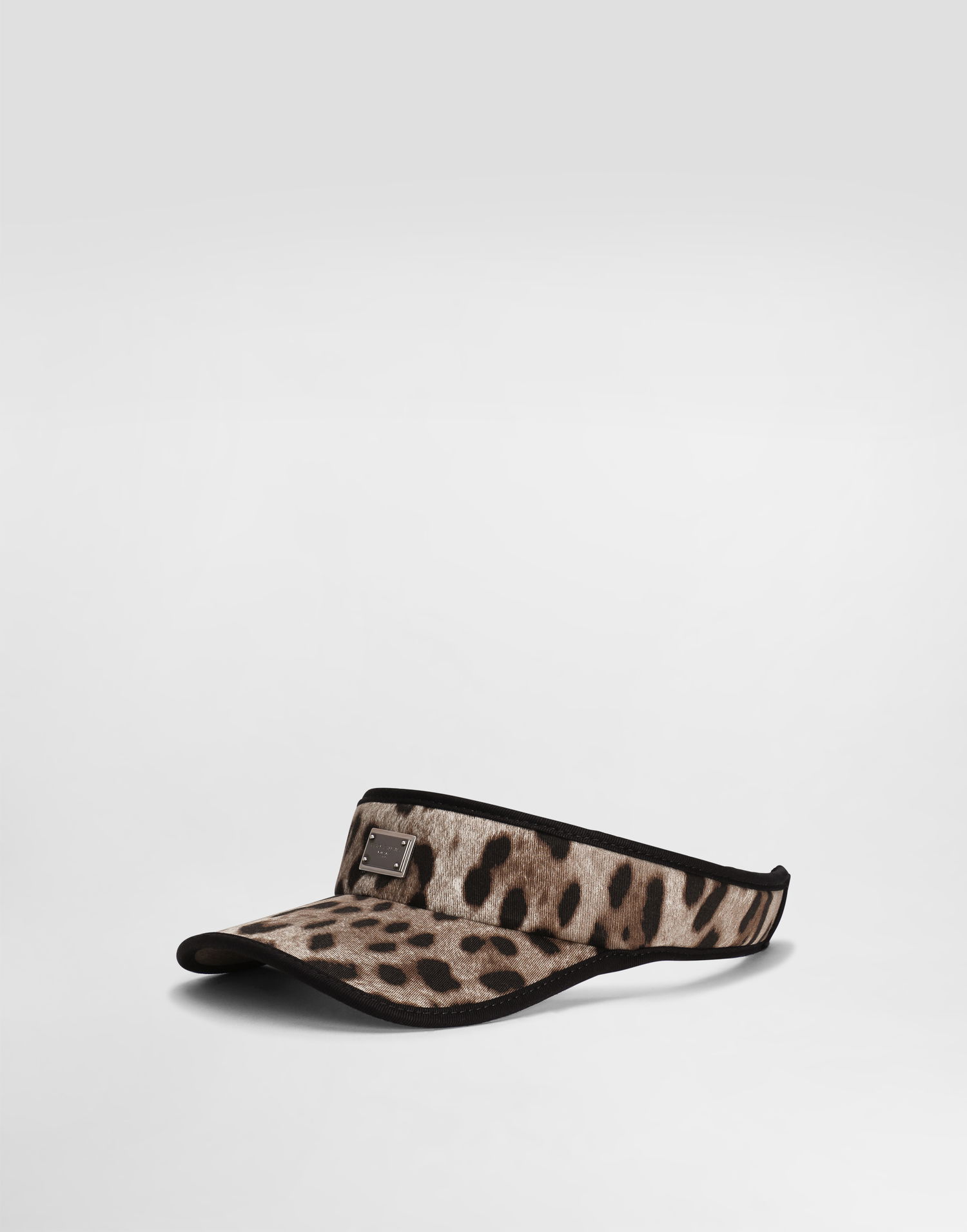 Kape in klobuki Dolce & Gabbana Dolce & Gabbana Leopard-Print Cotton Visor Rjava | GH910AFSFAGHY13M, 0