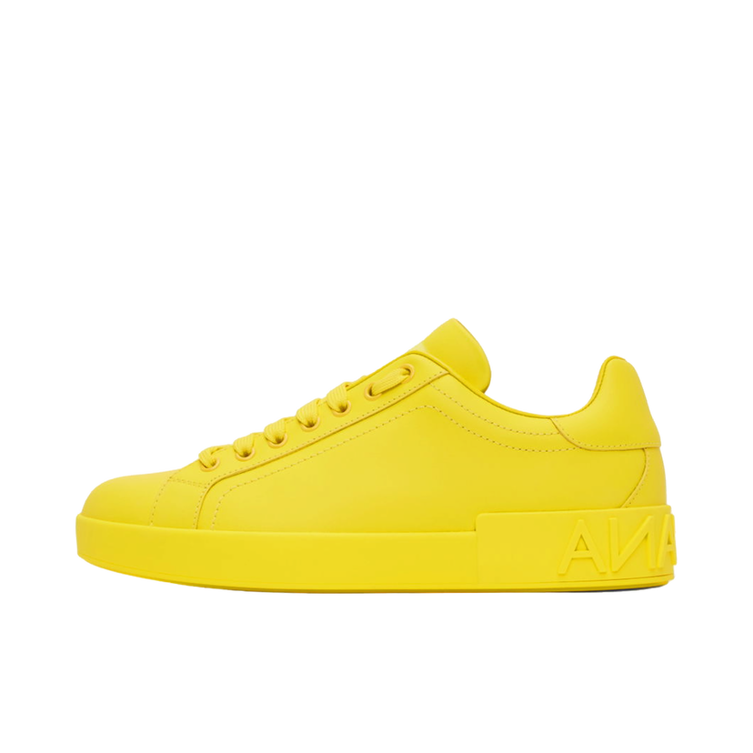 Superge in čevlji Dolce & Gabbana Yellow Portofino Sneakers Rumena | CS1772A1065