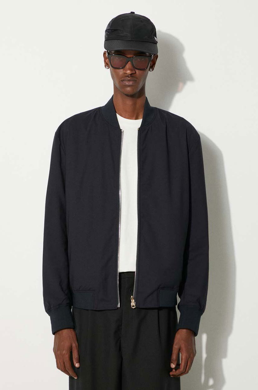 Bomber jakna Paul Smith Paul Smith Wool Bomber Jacket Črna | M1R.052Z.N02212