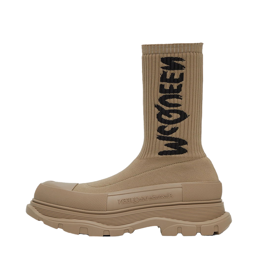 Superge in čevlji Alexander McQueen Tread Slick High Sneakers Bež | 705671W4TV1