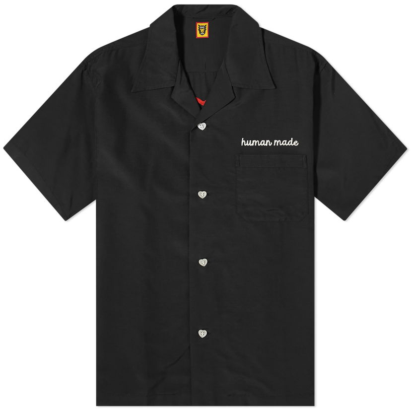 Srajce Human Made Vacation Shirt With Short Sleeves And Chest Pocket Črna | HM27SH023-B