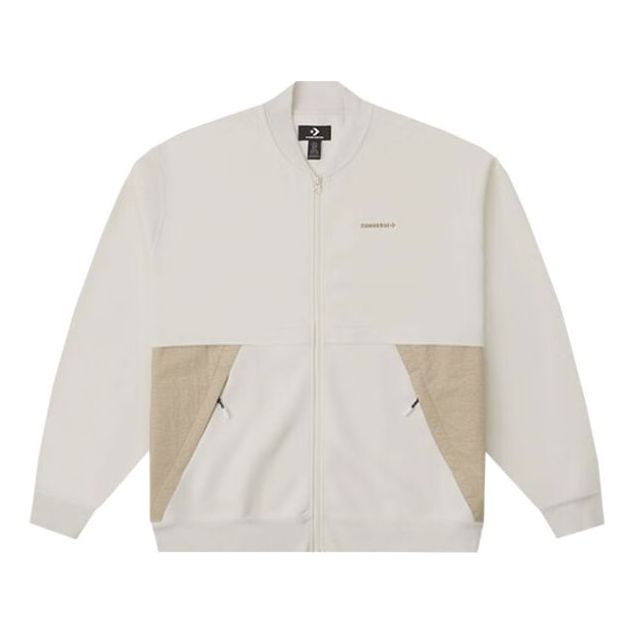 Bomber jakna Converse Wordmark Bomber Jacket Bela | 10025982-A02