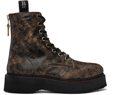 Oblačila R13 R13 Single Stack Boots Črna | R13MS025-S148C, 0