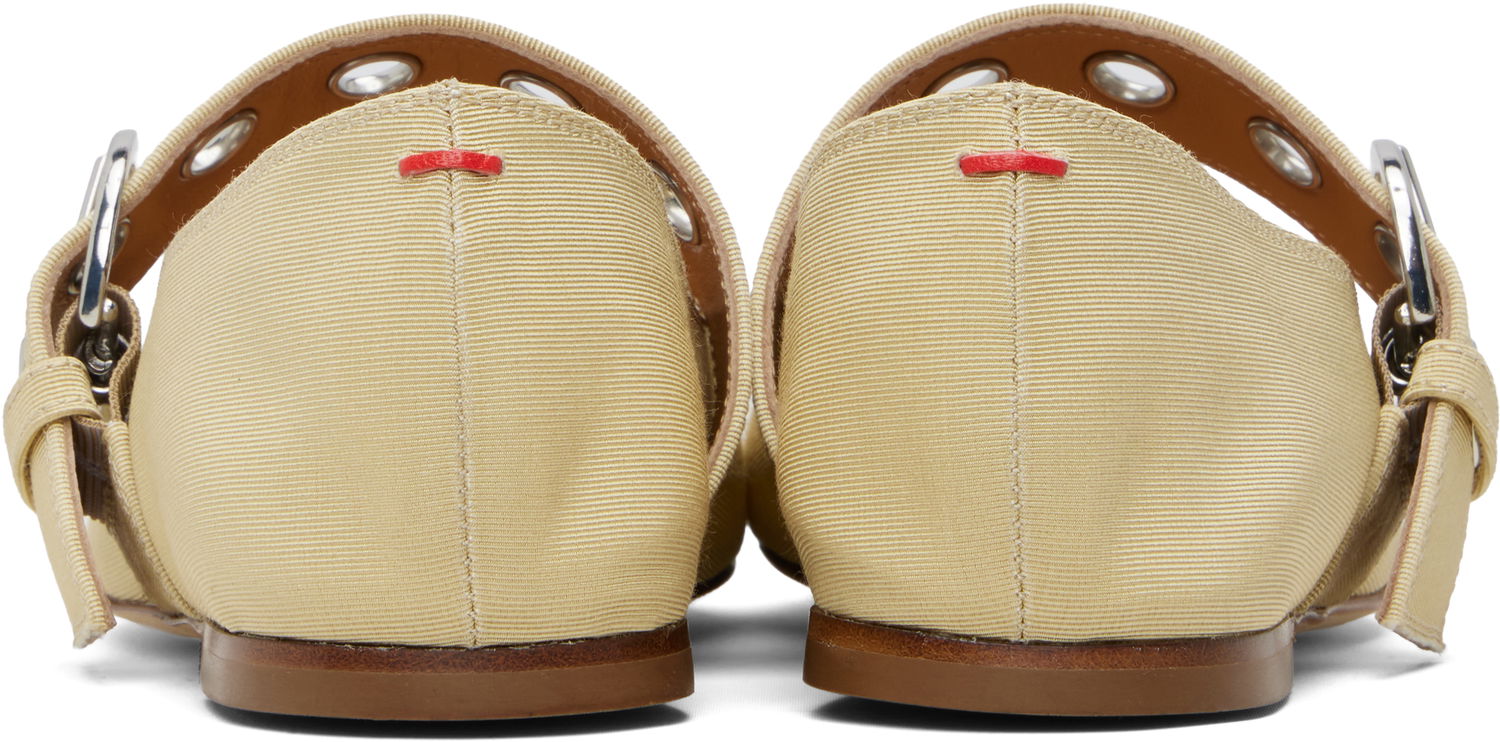 Nega čevljev Aeyde Aeyde Uma Eyelet Mary-Jane Ballerina Flats Bež | A11-FL-RKLS08FL159-SS25-957-069, 1