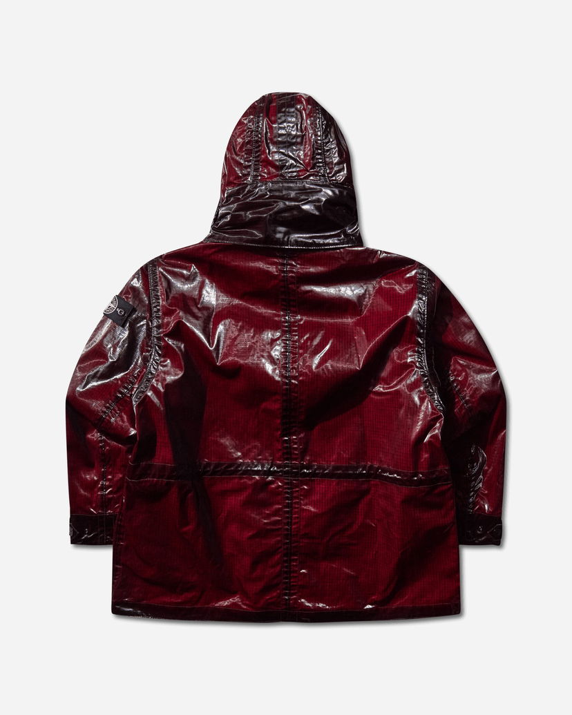 Parka Stone Island Uneven Ripstop Prismatico Hooded Parka Bordo | K2S15-4100079-S0237 V0012