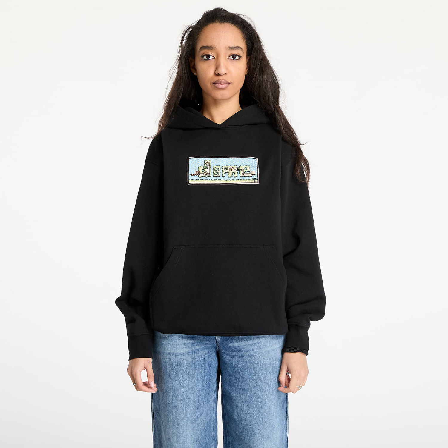 Pulover Dime DIME World Hoodie Črna | DIMEHO2445BLK, 1