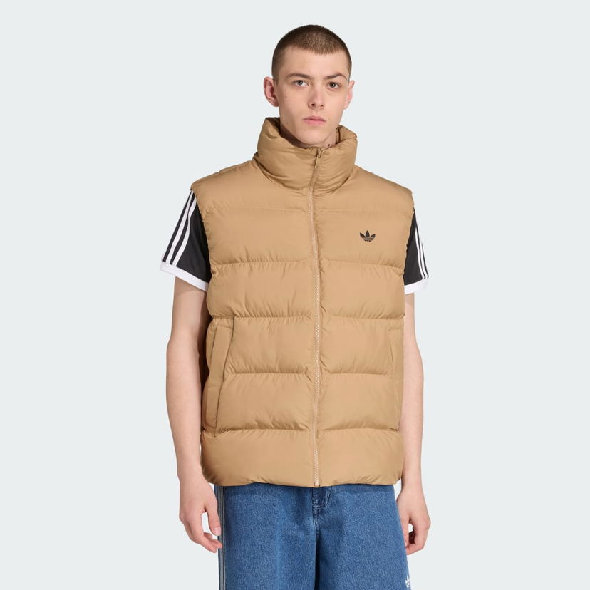 Telovnik adidas Performance Puffer Vest Rjava | JX4124