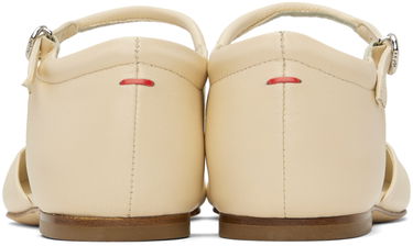 Oblačila Aeyde Aeyde Miri Ankle Strap Flats Bež | A11-FL-RKLS08FL47-SS24-100-007, 1