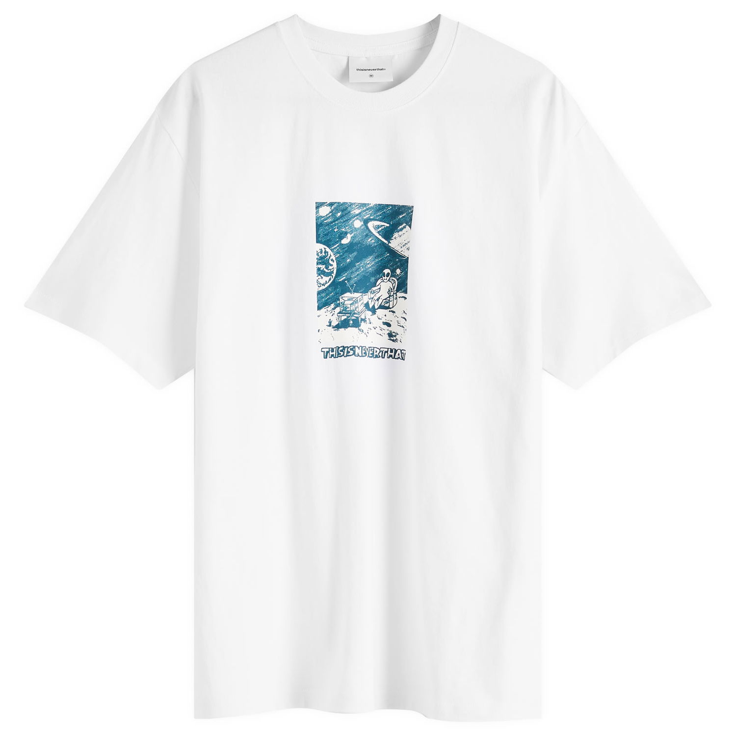 Majica thisisneverthat thisisneverthat Outer Space Graphic T-Shirt Bela | TN251TTSST05-WHT, 0