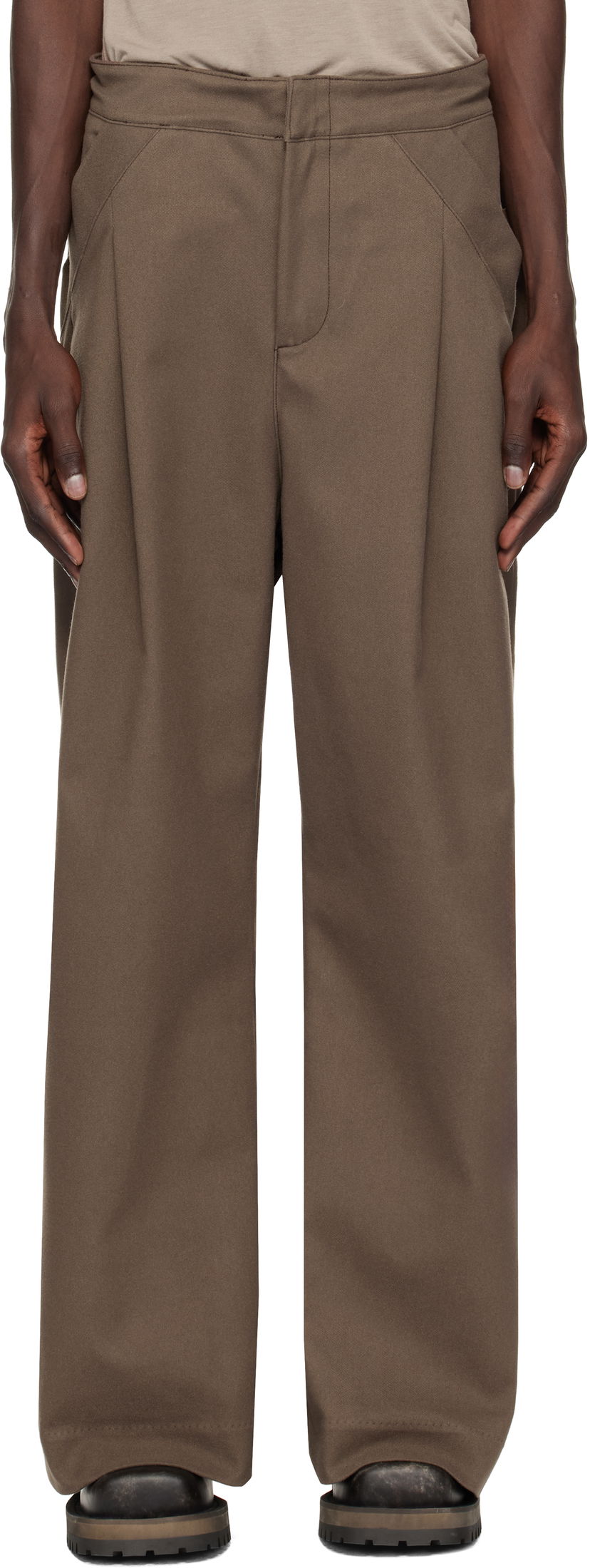 Hlače Entire Studios Entire Studios Wares Trousers Rjava | ES2623MO