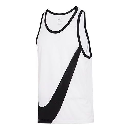 Majica brez rokavov Nike Big Swoosh Training Vest Bela | DH7133-100