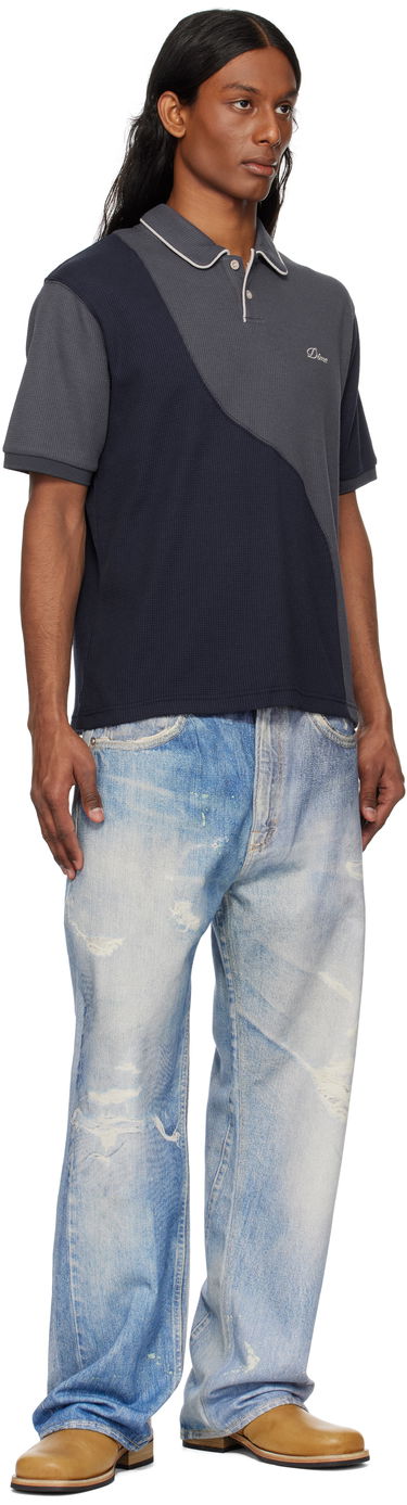 Polo majica Dime Dime Waffle Polo Siva | DIME2SP256IND, 3