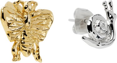 Zatiči Chopova Lowena Chopova Lowena Best Bugs Moth & Snail Stud Earrings Kovinski | 6578, 1