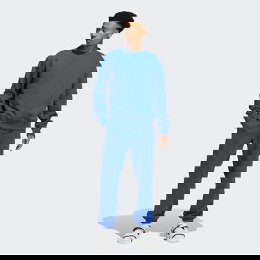 Pulover adidas Originals Pharrell Williams Basics Crew Sweatshirt Modra | HF9935, 4