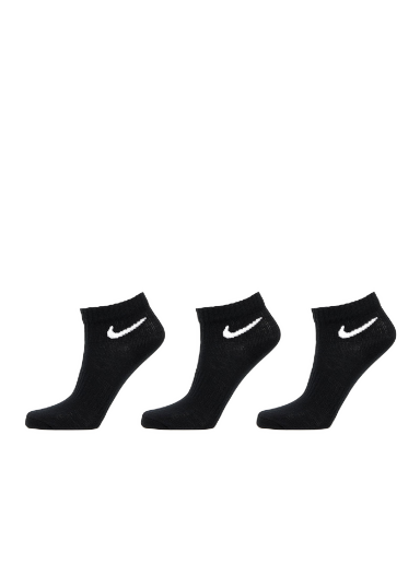 Spodnje perilo in nogavice Nike Lightweight Ankle Socks 3-Pack Črna | SX7677-010