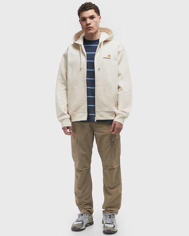 Pulover Carhartt WIP American Script Zip Hoodie Bela | I033063-05.XX, 2