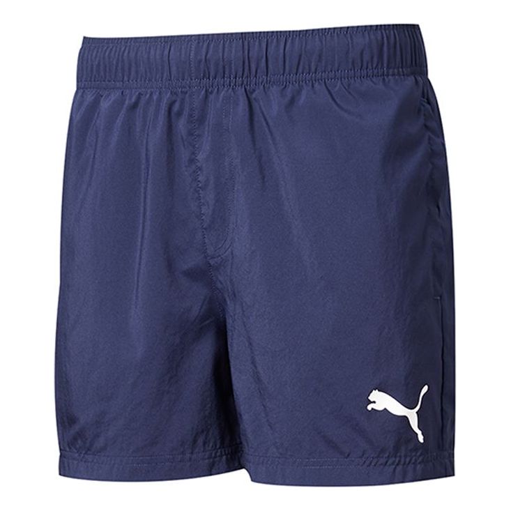 Kopalke Puma Embossed Logo Fleece Shorts Modra | 592975-49