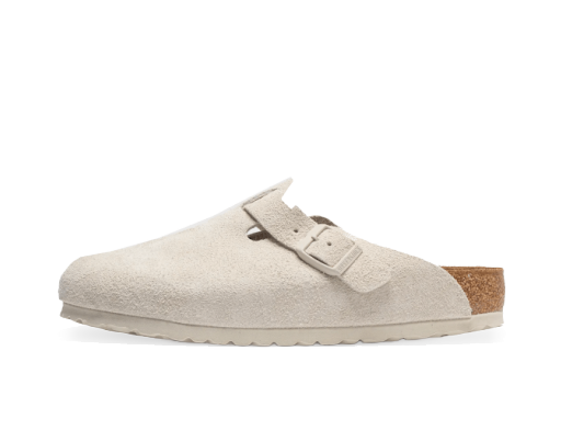 Superge in čevlji Birkenstock Boston Suede Bela | 1024731
