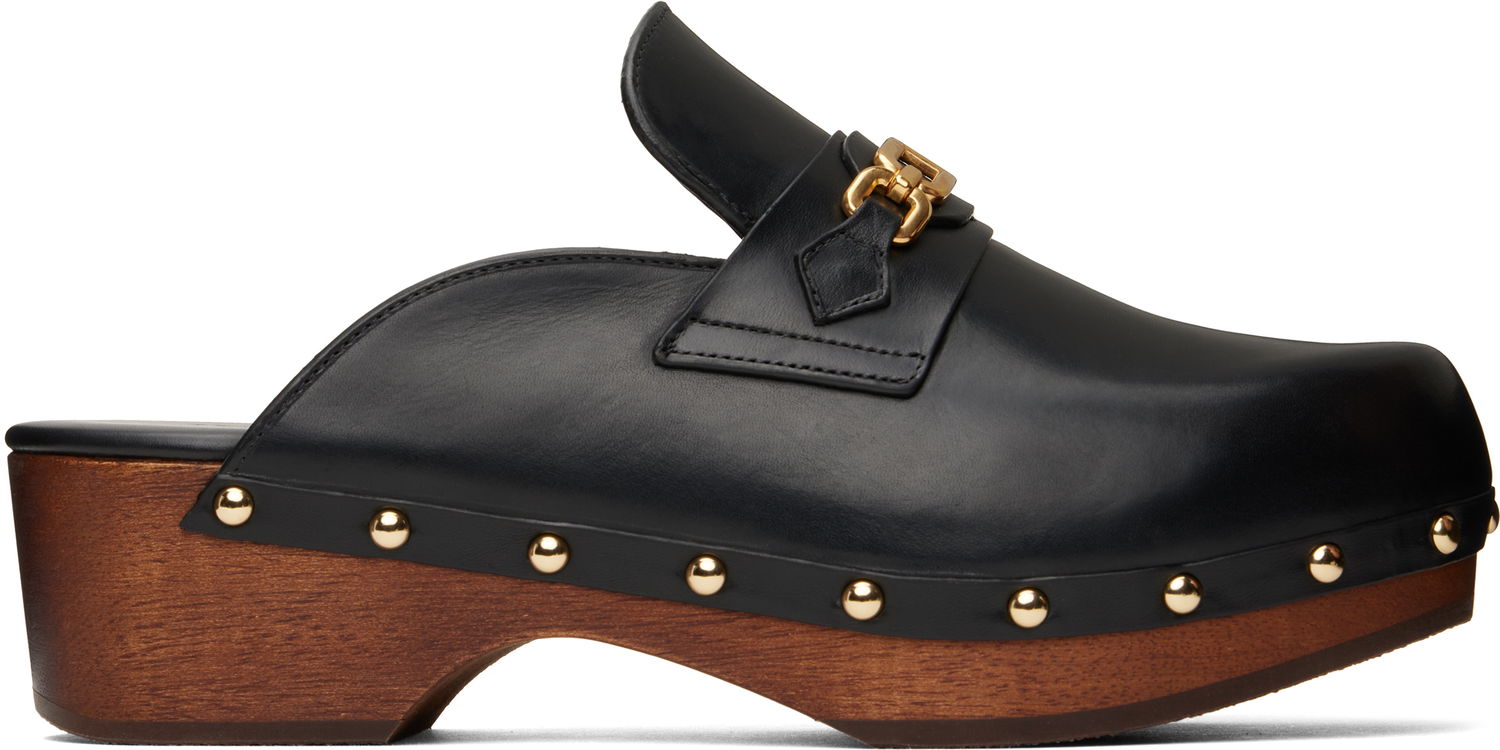 Oblačila Tom Ford TOM FORD Whitney Leather Clogs Črna | W3609-LCL070G, 0
