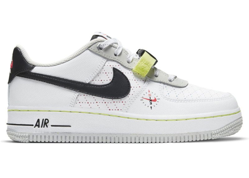Superge in čevlji Nike Air Force 1 Low LV8 Swoosh Compass Bela | DC2532-100