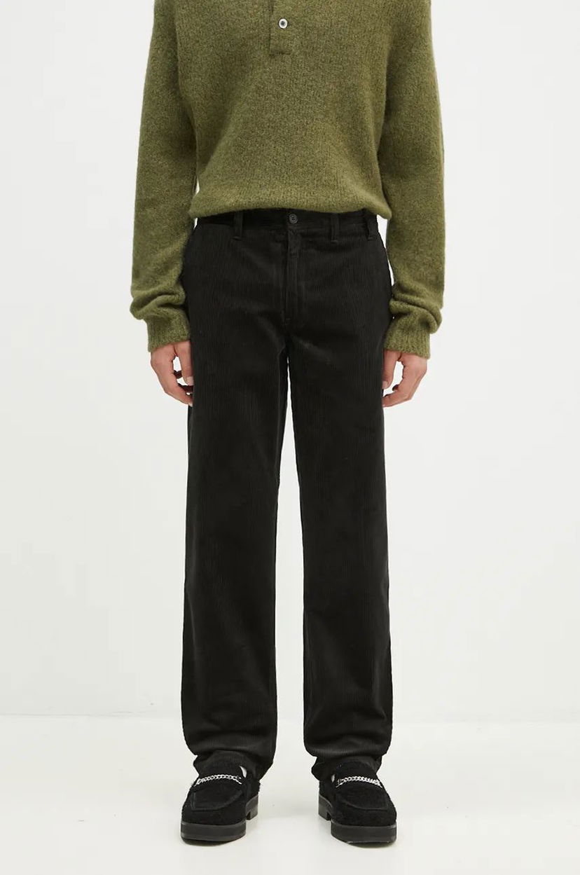 Hlače NORSE PROJECTS Corduroy Trousers Zelena | N25.0407.8109