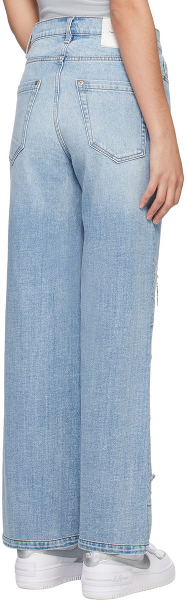 Kavbojke Feng Chen Wang Feng Chen Wang Phoenix Cutout Jeans Modra | FUS15TR13, 2