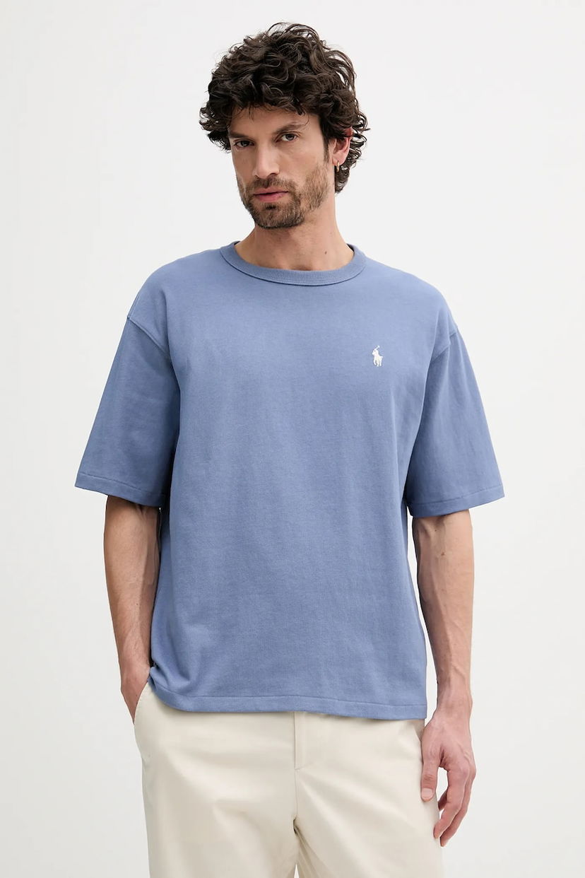 Majica Polo by Ralph Lauren Polo Ralph Lauren Tee T-Shirt Modra | 710964716
