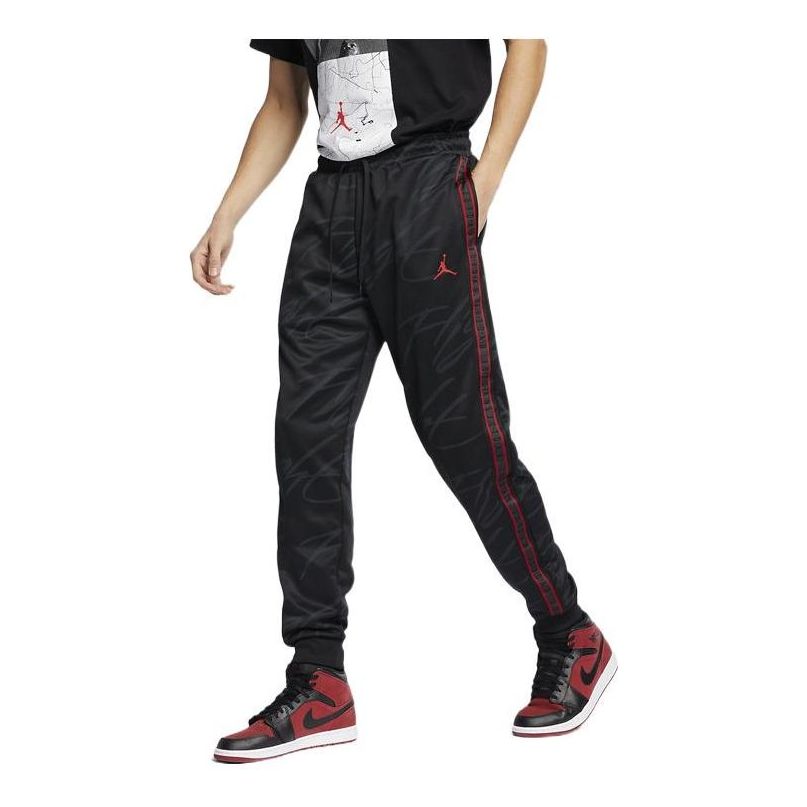 Trenirka Jordan Jordan Men's Graphic Print Tricot Pants Črna | AR4463-010