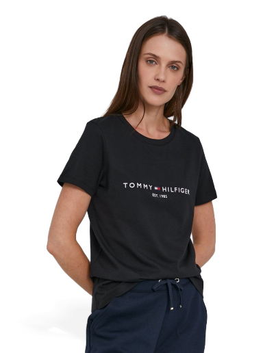 Majica Tommy Hilfiger T-Shirt Črna | WW0WW31999.NOS